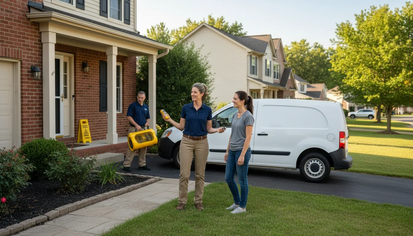Residential water damage restoration in Clark, CO